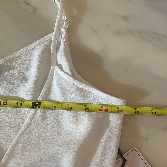 1. State White Tie Front Camisole Top Size M Adjustable Straps NWT - Picture 5 of 8